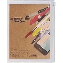 ノートケース Amazon | ファスナーポケットノートカバー A5 HS22300 | ノート